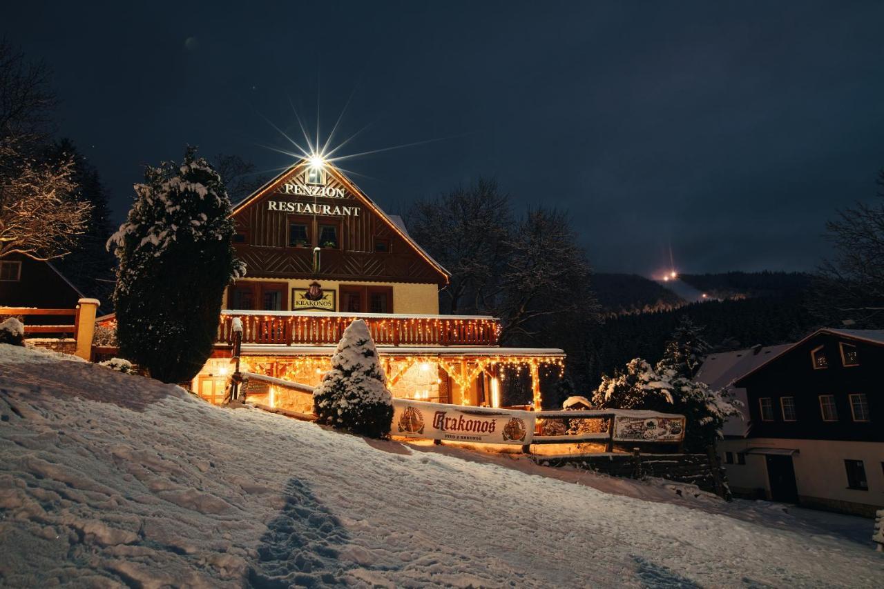 Pension&Restaurant Krakonoš Harrachov Bagian luar foto