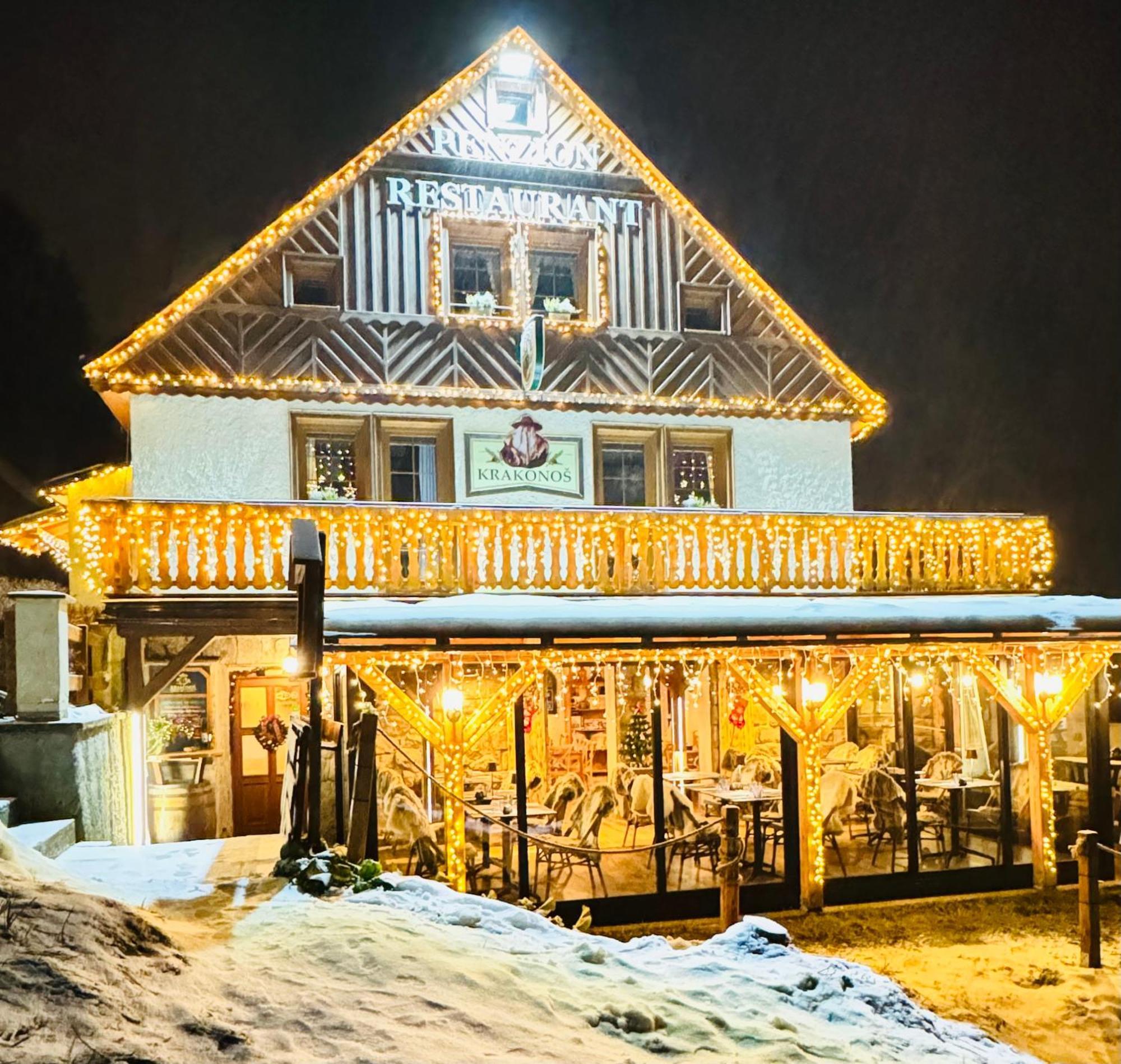 Pension&Restaurant Krakonoš Harrachov Bagian luar foto