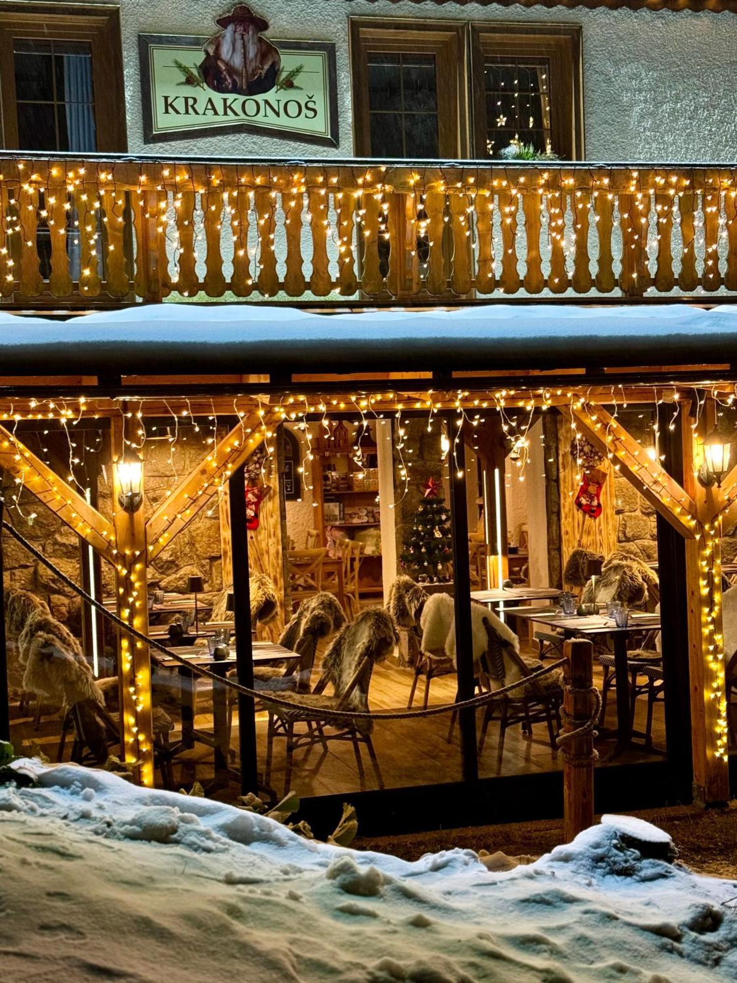 Pension&Restaurant Krakonoš Harrachov Bagian luar foto