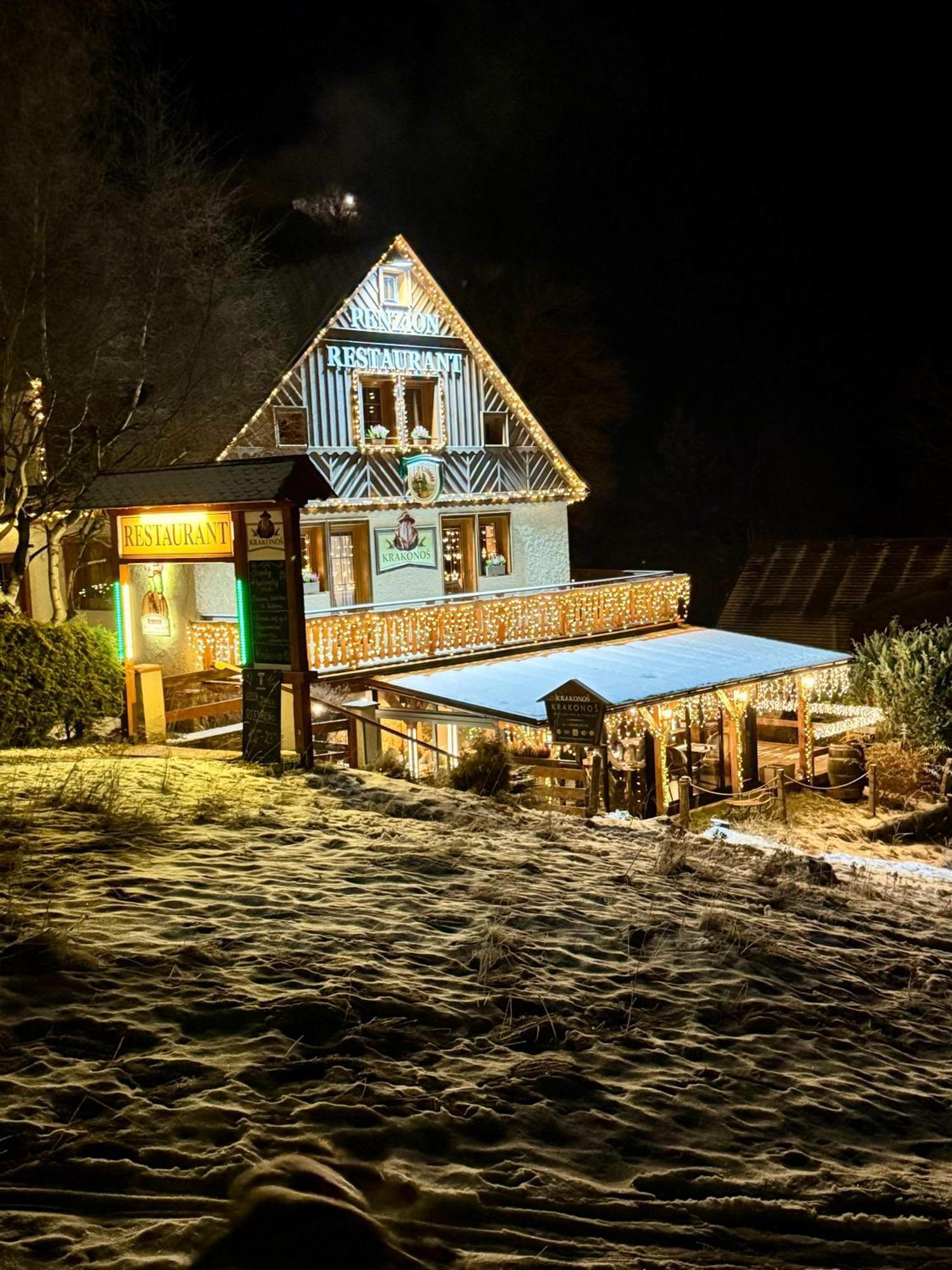 Pension&Restaurant Krakonoš Harrachov Bagian luar foto